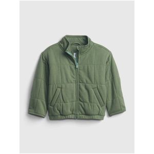 Zelená holčičí bunda quilted jacket obraz