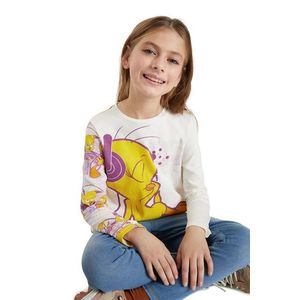 Desigual - Dětská bavlněná košile s dlouhým rukávem x Looney Tunes obraz