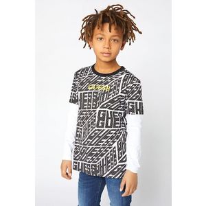 Guess - Dětská bavlněná košile s dlouhým rukávem obraz