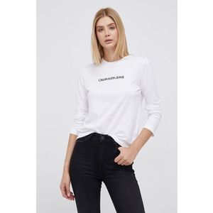 Calvin Klein Jeans - Bavlněné tričko s dlouhým rukávem obraz