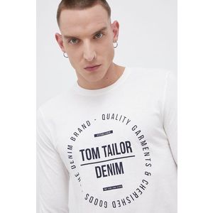 Tom Tailor - Bavlněné tričko s dlouhým rukávem obraz