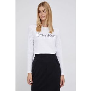 Calvin Klein - Bavlněné tričko s dlouhým rukávem obraz