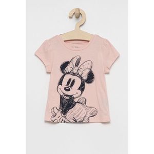 GAP - Dětské bavlněné tričko x Disney obraz