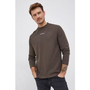 Calvin Klein Jeans - Bavlněné tričko s dlouhým rukávem obraz