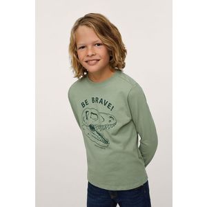 Mango Kids - Dětská bavlněná košile s dlouhým rukávem Spencer obraz