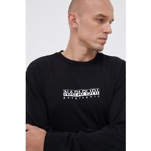Napapijri - Bavlněné tričko s dlouhým rukávem obraz