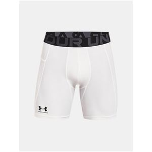 Kompresní šortky Under Armour UA HG Armour Shorts - bílá obraz