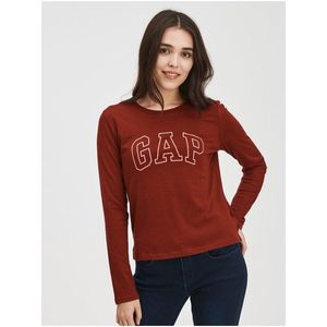 Červené dámské tričko easy s logem GAP obraz