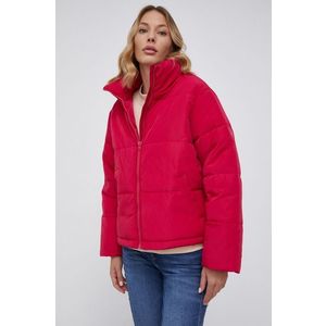 Wrangler - Bunda Short Puffer Cerise obraz