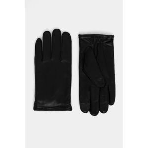 Pánské kožené rukavice - Černé obraz