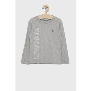 Lacoste - Dětská bavlněná košile s dlouhým rukávem obraz