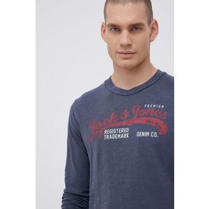 Premium by Jack&Jones - Bavlněné tričko s dlouhým rukávem obraz