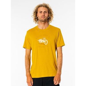 Žluté pánské tričko s potiskem Rip Curl obraz