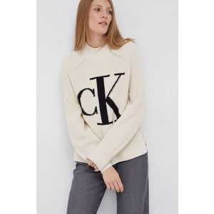 Calvin Klein Jeans - Svetr z vlněné směsi obraz
