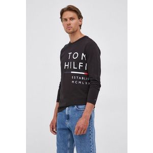 Tommy Hilfiger - Bavlněné tričko s dlouhým rukávem obraz