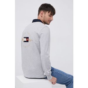 Tommy Hilfiger - Bavlněné tričko s dlouhým rukávem obraz