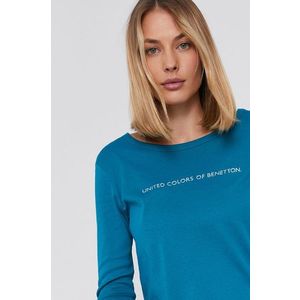 United Colors of Benetton - Bavlněné tričko s dlouhým rukávem obraz