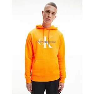 Calvin Klein pánská fosforově oranžová mikina obraz