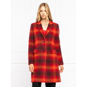 Tommy Hilfiger dámský červený kabát obraz