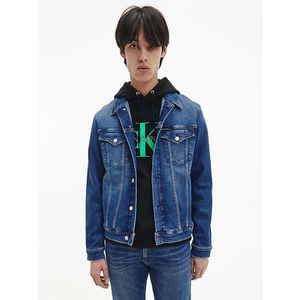 Calvin Klein pánská modrá džínová bunda obraz
