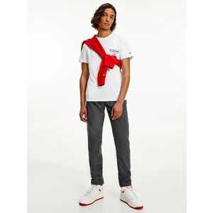 Tommy Jeans pánské bílé triko obraz