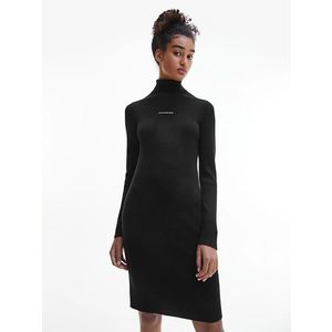 Calvin Klein dámské černé svetrové šaty obraz