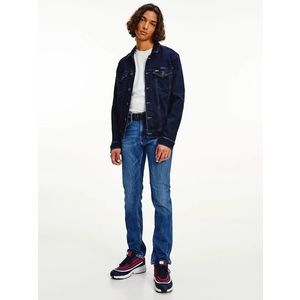 Tommy Jeans pánská tmavě modrá džínová bunda obraz