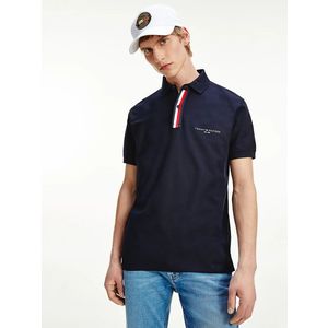 Tommy Hilfiger pánské tmavě modré polo tričko obraz