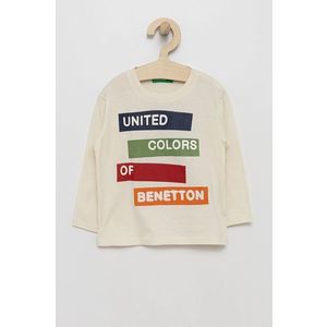 United Colors of Benetton - Dětská bavlněná košile s dlouhým rukávem obraz