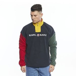 Sweatshirt Karl Kani Retro Block Troyer navy/red/green/yellow obraz