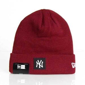 Kulich NEW ERA MLB Team Cuff Beanie NY Yankees Maroon obraz