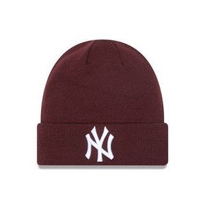 Kulich New Era MLB League Essential Cuff Knit NY Yankees Maroon obraz