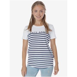 Modro-bílé dámské pruhované tričko SAM 73 obraz