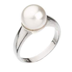 Evolution Group Stříbrný prsten s Preciosa perlou bílý 35022.1 obraz