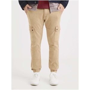 Béžové kalhoty Celio Solyte obraz