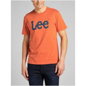 Oranžové pánské tričko Lee Wobbly obraz