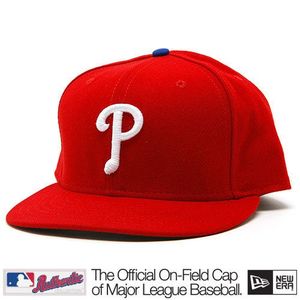 New Era Authentic Philadelphia Phillies Home Cap Red obraz