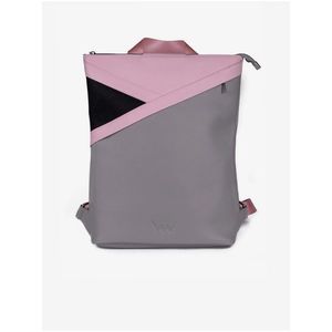 Růžovo-šedý dámský batoh Vuch Tiara obraz