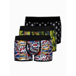 Vzorované pánské boxerky - 3 pack Ombre Clothing U157 obraz