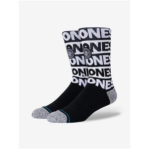 Bílo-černé pánské vzorované ponožky Stance The Ramones obraz