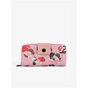 Růžová vzorovaná peněženka VUCH Lovers wallet obraz