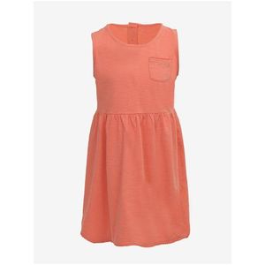 Oranžové dívčí šaty ALPINE PRO GUSTO obraz