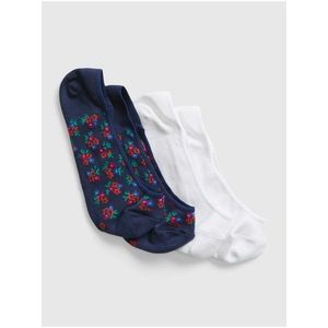 Modré dámské ponožky nízké GAP, 2 páry obraz