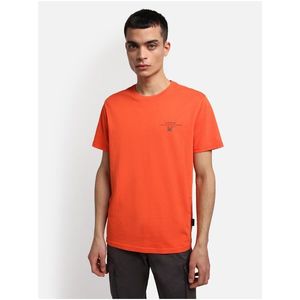 Oranžové pánské tričko NAPAPIJRI Selbas obraz