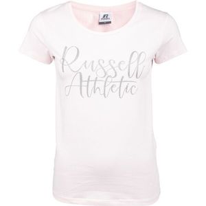 Russell Athletic CREWNECK WOMEN T-SHIRT Dámské tričko, růžová, velikost XS obraz
