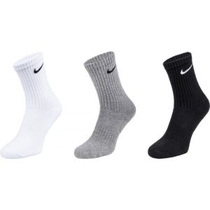 Nike EVERY DAY CUSH CREW 3PR Ponožky, černá, velikost obraz
