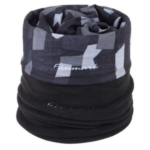 Finmark MULTIFUNCTIONAL SCARF WITH FLEECE Multifunkční šátek s fleecem, černá, velikost obraz