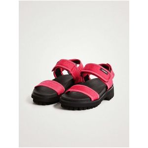 Růžové dámské sandály Desigual Track Sandal obraz