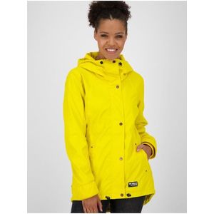 Žlutá dámská lehká bunda s kapucí Alife and Kickin obraz
