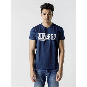 Tmavě modré pánské tričko Devergo obraz